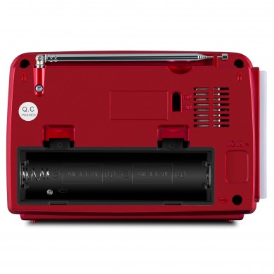 Boxa portabila SVEN SRP-150, Red / 3W / Bluetooth / FM/AM/SW Radio / USB / microSD