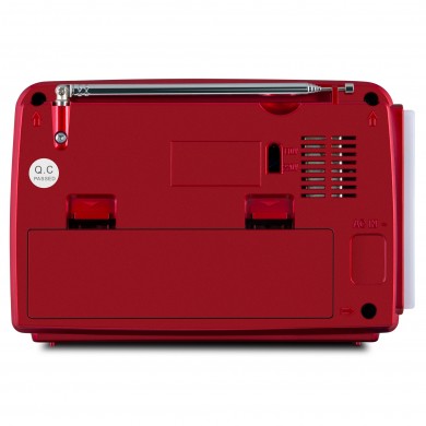 Boxa portabila SVEN SRP-150, Red / 3W / Bluetooth / FM/AM/SW Radio / USB / microSD