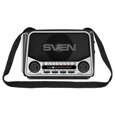 Boxa portabila SVEN SRP-150, Gray / 3W / Bluetooth / FM/AM/SW Radio / USB / microSD