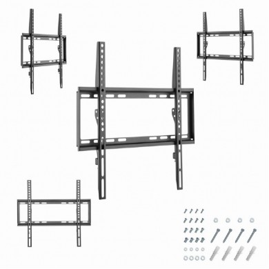 Suport TV de perete (fix) 32&rdquo;-55&rdquo; Gembird &rdquo;WM-55F-04&rdquo;, Black