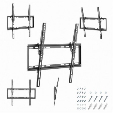 Suport TV de perete (inclinabil) 32&rdquo;-55&rdquo; Gembird &rdquo;WM-55T-03&rdquo;, Black