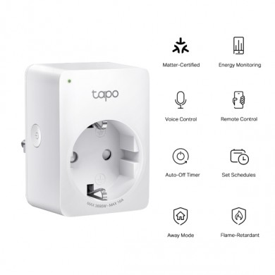 Mini Priza Smart cu monitorizare a energiei Tp-Link Tapo P110M / 16A / 3680W