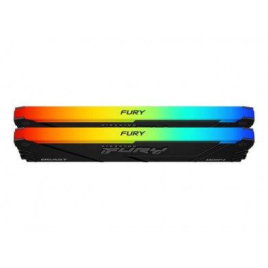 Memorie operativa Kingston FURY&reg; Beast DDR4 RGB 3200 MHz 16GB (Kit of 2*8GB)
