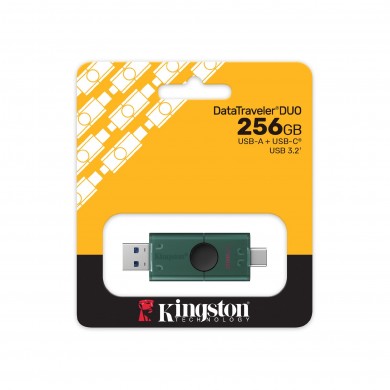 Flash Drive USB-C/A Kingston DataTraveler Duo / 256GB / 150 MByte/s