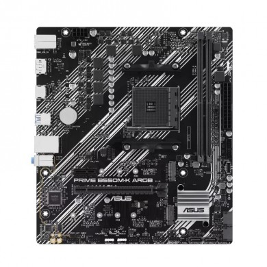 Placa de baza ASUS PRIME B550M-K ARGB / AM4 / B550 / DDR4 / mATX