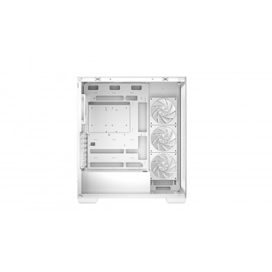 Carcasa DEEPCOOL CG580 4F WH/ w/oPSU / Side-Window / ATX / White