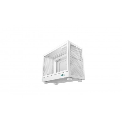 Carcasa DEEPCOOL CH160 PLUS WH / w/oPSU / Side-Window / mATX / White