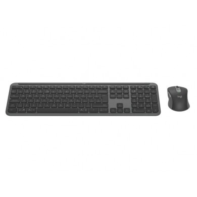 Tastatura si Mouse Wireless Logitech Signature Slim MK950, Graphite