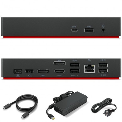 USB-C Docking Station Lenovo ThinkPad Universal/ 1xHDMI/ 2xDP/ 1xUSB-C/ 5xUSB-A USB-C Docking Station Lenovo ThinkPad Universal/ 1xHDMI/ 2xDP/ 1xUSB-C/ 5xUSB-A
