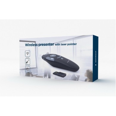 Prezentator wireless cu indicator laser Gembird WP-L-11 Prezentator wireless cu indicator laser Gembird WP-L-11