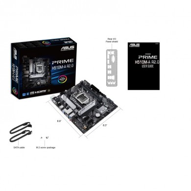 Placa de baza ASUS PRIME H510M-E R2.0 / 1200 / H470 / DDR4 / mATX