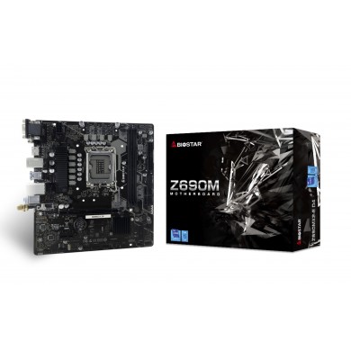 Placa de baza BIOSTAR B690MX2-E D4 /  Socket 1700 / Z690 / DDR4  / mATX