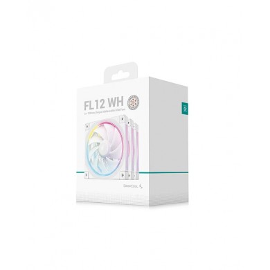 Ventilator pentru carcasa DEEPCOOL FL12 SE 3-IN-1/ 3x120mm ARGB PWM fan/ White
