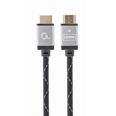Cable HDMI  CCB-HDMIL-1.5M, 1.5m, male-male, Select Plus Series, High speed HDMI cable with Ethernet, Supports 4K UHD resolutions at 60 Hz, Durable nylon braiding and premium style connectors