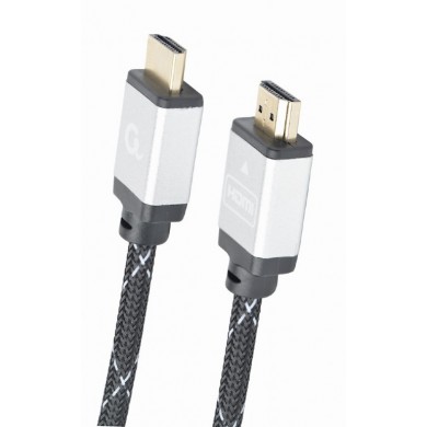 Cable HDMI  CCB-HDMIL-1.5M, 1.5m, male-male, Select Plus Series, High speed HDMI cable with Ethernet, Supports 4K UHD resolutions at 60 Hz, Durable nylon braiding and premium style connectors