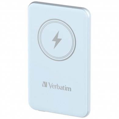 Power Bank Magnetic Wireless Verbatim Charge'n'Go / 5000 mAh / Blue