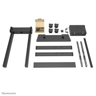 Suport TV motorizat de podea, rezistent, cu roti, pentru 55-100&rdquo; Neomounts FL55-875BL1