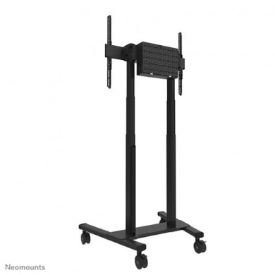 Suport TV motorizat de podea, rezistent, cu roti, pentru 55-100&rdquo; Neomounts FL55-875BL1