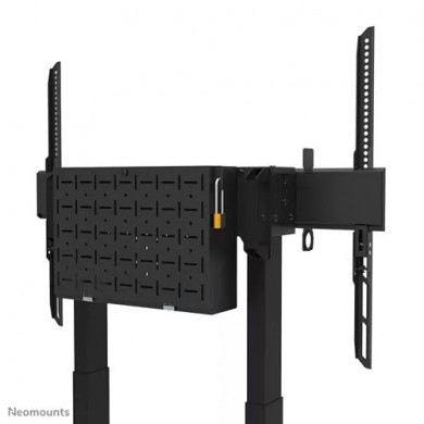 Suport TV motorizat de podea, rezistent, cu roti, pentru 55-100&rdquo; Neomounts FL55-875BL1