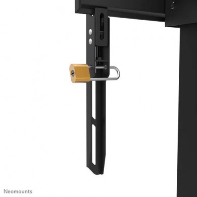 Suport TV motorizat de podea, rezistent, cu roti, pentru 55-100&rdquo; Neomounts FL55-875BL1