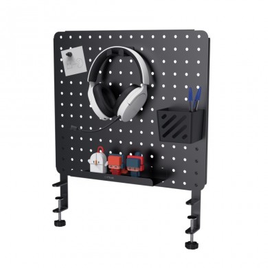 Organizator de birou cu placa metalica perforata Trust GXT 724 Vesto