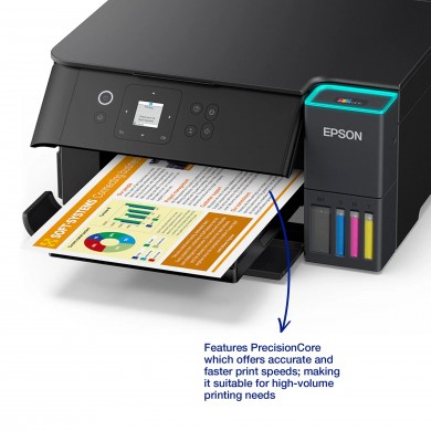 MFD cu CISS Epson EcoTank L4360 / A4 / Duplex /  Wi-Fi / Black