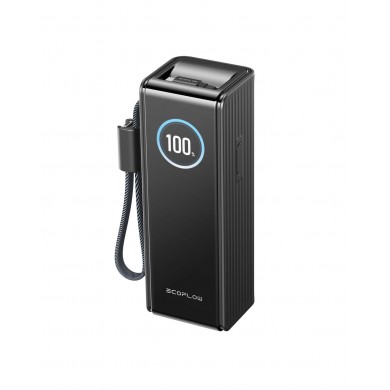 EcoFlow Rapid Power Bank (25000mAH, 170W, 100W Built-In and retractable cables)