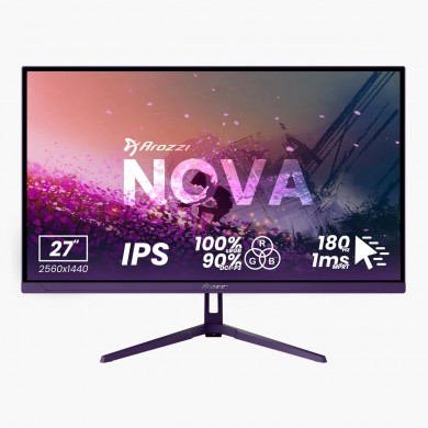 27.0&rdquo; Monitor Gaming AROZZI Nova/ QHD/ 1ms/ 180Hz/ Purple