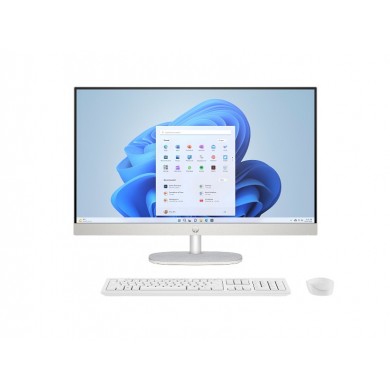 All-in-One PC 27.0&rdquo; HP 27-cr0085ci / AMD Ryzen 5 7520U / 16GB / 512GB SSD / Shell White