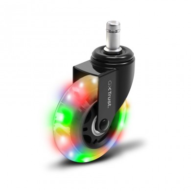 Roti pentru fotoliu cu gel LED Trust GXT701