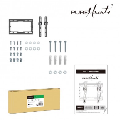Suport TV de perete pentru 23-43&rdquo; PureMounts BT210