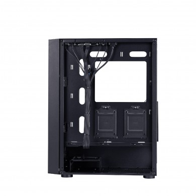 Carcasa 1STPLAYER GO6 / w/oPSU / Side-Window / 4 x FS7 / ATX / Black