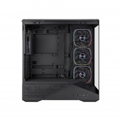 Carcasa 1STPLAYER GM7 / w/oPSU / Side-Window / 3x120mm / ATX / Black