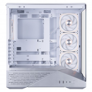 Carcasa 1STPLAYER GM7 / w/oPSU / Side-Window / 3x120mm / ATX / Silver