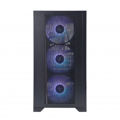 Carcasa 1STPLAYER GO2 / w/oPSU / Side-Window / 4x120mm / mATX / Black