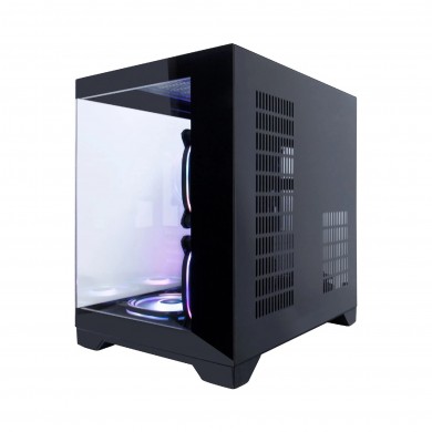 Carcasa 1STPLAYER MV5-TP / no PSU / Side-Window / 7x120mm / mATX / White
