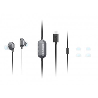 Casti Gaming Lenovo Legion E510, Stormy Gray