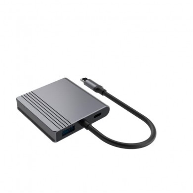 Adaptor Multi-port Gembird A-CM-COMBO3-04/ USB-C/ USB3.2Gen1/ 1xUSB-C/ 2xHDMI