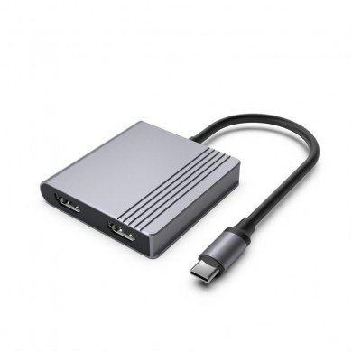Adaptor Multi-port Gembird A-CM-COMBO3-04/ USB-C/ USB3.2Gen1/ 1xUSB-C/ 2xHDMI