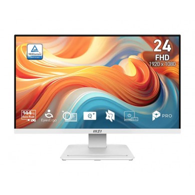 23.8” Monitor MSI PRO MP241W E14V/ 1ms/ 144Hz/ White 23.8” Monitor MSI PRO MP241W E14V/ 1ms/ 144Hz/ White