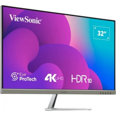 31.5&rdquo; Monitor VIEWSONIC VX3276-4K-MHD-2 / 4K / 4ms / Silver/Black