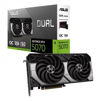 Placa video ASUS Dual GeForce RTX 5070 OC Edition / 12GB / GDDR7 / 192bit