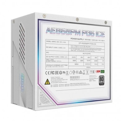 Bloc de alimentare 850W GIGABYTE AORUS ELITE &rdquo;GP-AE850PM PG5 ICE&rdquo;