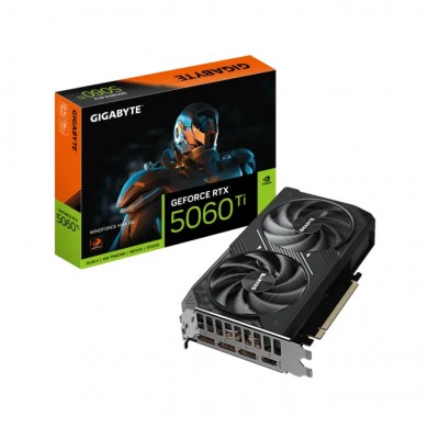 Placa video GIGABYTE GeForce RTX 5060 Ti WINDFORCE MAX OC 8G / 8GB / GDDR7 / 128bit