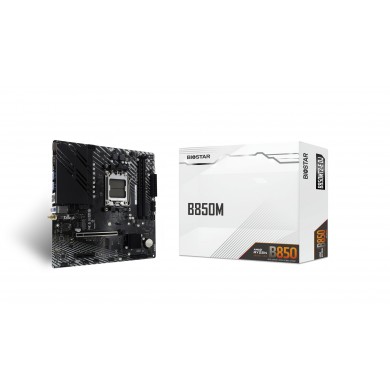 Placa de baza BIOSTAR B850MT2-E DJ / AM5 / B850 / DDR5 / mATX