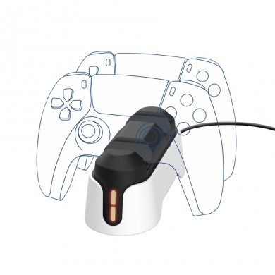 Statie de incarcare dubla pentru controlerele PS5 Trust Gaming GXT 228
