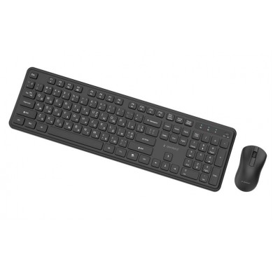 Tastatura si Mouse Wireless Gembird KBS-WPS-01-CYRL, Black