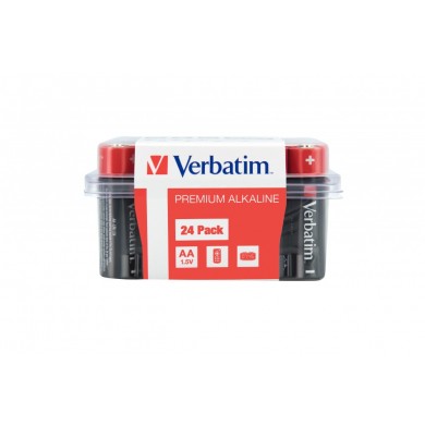 Verbatim Alcaline Battery  AA, 24pcs Pack (Box)