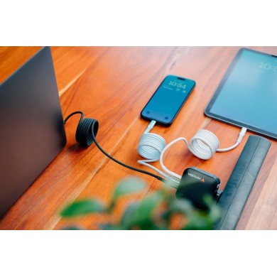 Cablu USB-C to USB-C Verbatim Sync & Charge Magnetic 60W / 1.2 m/  Grey