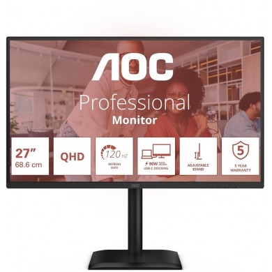  27.0&rdquo; Monitor AOC Q27E4CV/ QHD /120Hz